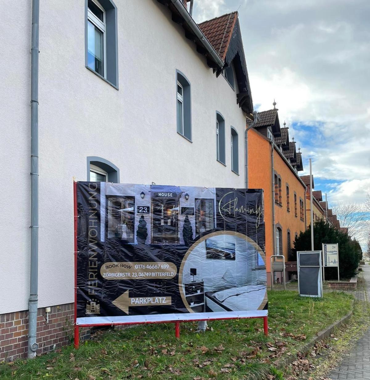 Ferienwohnung Flaming House Bitterfeld Exterior foto